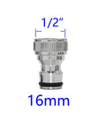 Leakproof Brass Hose Fittings Set 20 Pieces One Half Inch Three Quarter Inch One Inch Quick Connectors For Garden Faucet Adapters Copper Watering Connectors Drip Irrigation And Outdoor Hose System Easy Install 1/2 in 16mm connector
