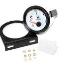 2 Inch Fuel Level Gauge 12V Fuel Tank Meter E-1-2-F Pointer for Car RV Boat Yacht Motorcycle With White Backlight 240-33 Ohm Sensor High Sensitivity Readout Ride Ready Plug-N-Play Gauge, 52mm black dial with bracket and hardware