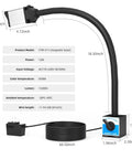 Badass Magnetic Work Light With Smooth Bend Tube 1600 Lumen Ip66 Waterproof Led Machine Lamp For Cnc Mill Drill Press And Shop Fixes That Glows Bright All Day Long, with flexible tube and magnetic base.
