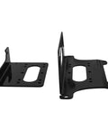 ATV Winch Mount For Polaris Ranger XP 1000 2020 2021 Fits 2000 To 3600 Lb Winches Four Hole And Two Hole Mount Black Steel
