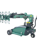 Tough As Nails Pneumatic Glass Vacuum Lifter With Electric Suction Gripper For Metal Sheets And Panels, green machine with suction cups.