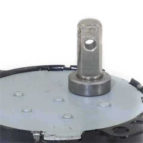 Close-up of the DIY Friendly Setup-Ready Universal AC 110V/220V 6W Permanent Magnet Synchronous Motor with Capacitor and Speed Reducer component.