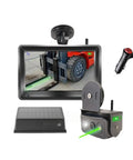 Heavy Duty Forklift Camera Kit With Crisp 5 Inch Dvr Monitor, sleek magnetic mount, camera, and power supply for safe operation.
