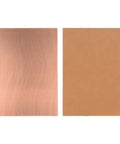 Front and back of 7 X 10 Cm Single Sided Copper Clad Laminate PCB Circuit Board Brown Pack Of 25 For DIY Electronics Projects And Prototyping