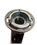 Close-up view of Heavy Duty F-236750.09 Deep Groove Ball Bearing for scooters and motorcycles, showcasing metal construction and sleek design.
