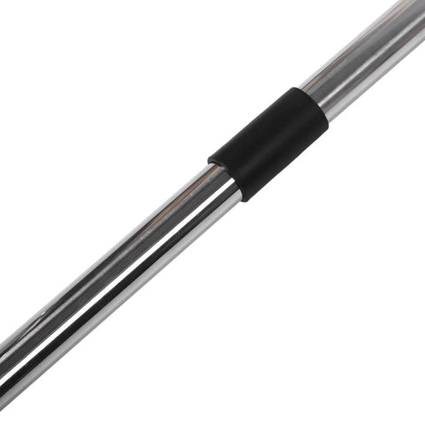 Close-up of a telescoping handle for Roll Like A Pro Through Any Room With This Nine Inch Paint Roller Set.