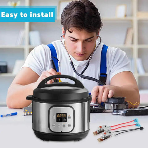 Technician installing 2 Pack Replacement Pressure Sensor For Electric Pressure Cookers Fits Instant Pot Cuisinart Gourmia