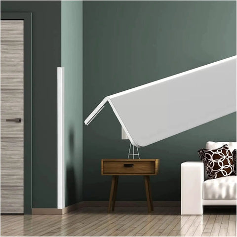Heavy Duty Self Adhesive Wall Corner Protectors Peel And Stick Corner Guards For Quick Home Refresh showing the product in a living room.