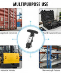Multipurpose uses of 2 Pcs Flexible Rubber Draw Latch With Elastic T Bar Lock And Carbon Steel Bracket in logistics and fixtures