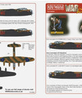 1/48 Scale Avro Lancaster B.III ED666 WS-G Goofy Decal Set illustration with WWII nose art instructions for model aircraft