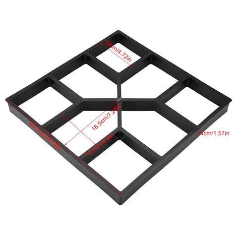Walk Maker Concrete Molds 40 By 40 Cm Square Forms Reusable Cement Molds For DIY Stepping Stones Patio Stones Garden Lawn Pavers