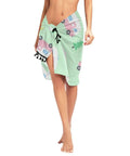 Loose Fit Swim Cover Up For Hot Summer Days Ultra Lightweight Breathable Polyester Beachwear in camper pattern