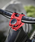 35mm Short Riser Handlebar Stem Lightweight Aluminum Alloy With 31.8mm Clamp And 28.6mm Fork Fit For MTB in red finish