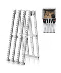 Heavy Duty Gravity Roller Conveyor 78 7 Inch Expandable Collapsible Portable Loading Unloading System For Warehouse Material Handling and Smooth Cartons Transport Without Electricity with rollers and truck.