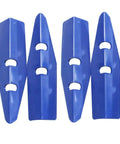 Dark Blue Pinball Machine Leg Protectors Set Of 4 For PinCab Cabinets Durable Polypropylene Guards