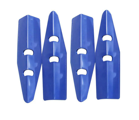 Dark Blue Pinball Machine Leg Protectors Set Of 4 For PinCab Cabinets Durable Polypropylene Guards