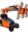 Heavy Duty Electric Glass Vacuum Lifter With Slick Suction Tech For Architectural Panels on wheels, designed for lifting large glass.