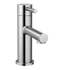 Chrome One Handle Modern Bathroom Faucet With Drain Assembly And Optional Deck Plate Slick And Sleek Water Sense Certified