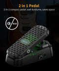 Two In One Wah And Volume Pedal For Electric Guitar With Custom RM Type Shielded Inductor And Pure Analog Tone on stage