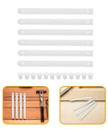 Three Pack Plastic Drawer Slides for Cabinets and Cupboards, Smooth Quiet Operation, Heavy Duty Load Bearing, Side Mount Tracks
