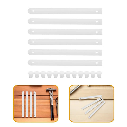 Three Pack Plastic Drawer Slides for Cabinets and Cupboards, Smooth Quiet Operation, Heavy Duty Load Bearing, Side Mount Tracks