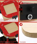 Step-by-step guide using Pro Grade Aluminum Router Corner Radius Template Set With Eight Radius Sizes R10 To R50 for woodworking.