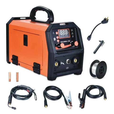 4 In 1 Portable Inverter Welder With 160A Dual Voltage Do It All MIG MMA Lift TIG Arc Welding Machine For Home Workshop