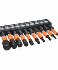 Versatile 20-piece Allen Wrench Bit Set Featuring S2 Steel Metric And Inch Hex Drill Kit For Heavy Duty Fastener Work, Perfect For Pro Mechanics Hitting All Your DIY Projects Without Hassle Or Fumbling With Multiple Tools. 20-piece S2 steel hex bit set on holder, metric and inch sizes