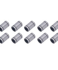 10 Pack Beefy Tank Grade High Tensile Alloy Steel Linear Motion Ball Bearing Set for Solar Power Equipment, Heavy Duty, Corrosion Resistant, Smooth Low Backlash Performance for Solar Trackers, Rails, and Machinery, 10 bearings