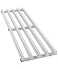 Foldable Gravity Conveyor System For Warehouses And Trucks Portable 118 By 20 Inch Unpowered Roller Conveyor With Five Rows, aluminum frame