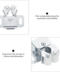 Cold rolled steel double roller latch from 35Pcs Door Ball Catch Cabinet Hardware Kit for quiet operation on closet doors.