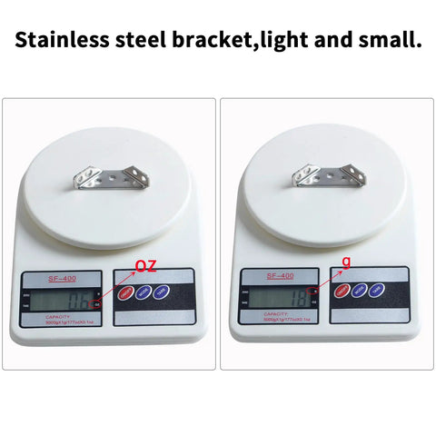 Trapezoid L Shelf Bracket Set 15 Pack Corner Connectors Stainless Steel Heavy Duty With Mounting Hardware For Wood Furniture Cabinets Vanities And DIY Projects Great For Quick Repairs And Reinforcement