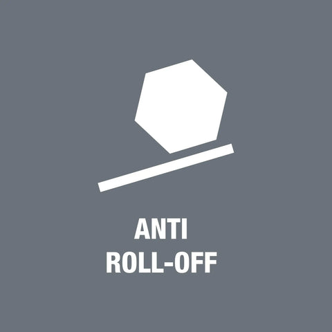 Anti-roll graphic symbol for 7 Millimeter Nut Driver With Hollow Shaft And Kraftform Plus Grip For Quick Torque Handy Tightening And Loosening