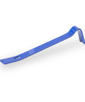 Blue compact five and a half inch pry bar nail puller for DIY pros and handymen made in the USA chrome plated tempered steel.