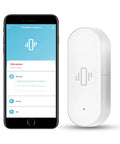 Door And Window Vibration Sensor With App Alerts And History Log, Wireless Glass Break Detector With Adjustable Sensitivity, Smart Home Compatibility With Alexa And Google Home, Tuya Smart Life Notifications, 1 Pack, shown with app