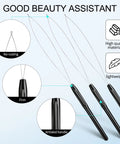 10 Pack Hair Extension Loop Tools And Needle Threaders For Easy Stringing And Styling, Lightweight Plastic Handle