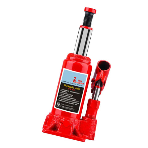 Heavy Duty Top Shelf Rock Solid Two Ton Hydraulic Bottle Jack Smooth Manual Car Lift For Garage And Shop Safe Vertical Design