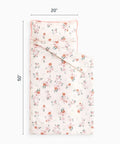 Cozy Floral Nap Mat With Pillow And Blanket For Toddlers Ages 3 Plus In Daycare And Preschool 50 By 20 Inch Roll Up Sleeping Bag