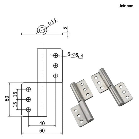 Heavy Duty Stainless Steel Detachable Flag Hinges For Doors Featuring Smooth Silent Swing And No Hassle Screw Setup Built Tough As Nails For Extreme Weather And Long Lasting Residential Projects