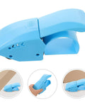 Ergonomic Packing Tape Dispenser And Cutter For Quick Box Sealing With Smooth Glide And Broad Tape Compatibility, Fatigue Free Use, And Precise Cut Pro Grade Tape Gun For Warehouse, Shipping, Moving And Office Tasks, blue plastic, hand-held