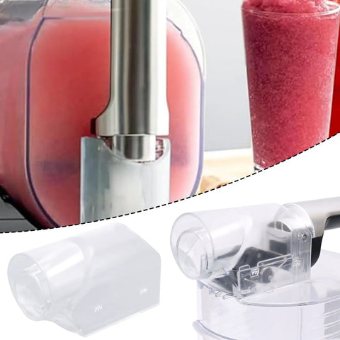Replacement Slushie Spout for Frozen Drink Machines FS300 FS301C FS301, transparent ABS spout on machine.