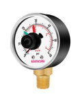 0 To 60 Psi Bar Pool Filter Pressure Gauge With 2 Inch Dial And One Quarter Inch Npt Lower Mount For Swimming Pools Spas And Aquariums