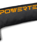 Badass Table Saw Dust Collector Bag For 10 Inch Workshop Rigs With 2.5 Inch Port and slick dual featherboards in black.