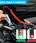 Vehicle Electrical Circuit Tester Pen With 3-48V LED Digital Display, Dual Color Polarity Indicator, testing car battery