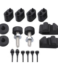 Plug And Play Rubber Stopper Kit With Hood Adjusters For Camaro 1967-1969 Classic Stoppers And Bumpers Replacement Durable Rubber And Metal Construction