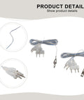 Pro Grade Fencing Body Cords For Foil And Saber, Transparent PVC Copper Wire Hand Line Clamp Cable, 50 Cm