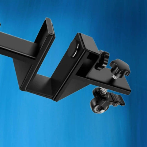 Smooth Sailing Door Panel Carrier Cart With Adjustable Width Clamp And Steel Frame For No Sweat One Guy Lifting side view of adjustable width clamp.
