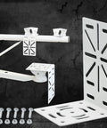 Sturdy Steel CCTV Camera Mount Bracket Adapter With L Shape Design For Universal Wall Or Ceiling Mounting Of PTZ And Dome Cameras