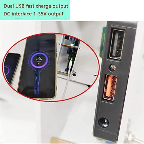 Foot Powered Pedal Generator With Built In Energy Storage For Emergency Power And Off Grid Charging, phone charging via USB