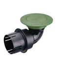 Pop Up Drainage Emitter With Elbow And Adapter For 3 Inch And 4 Inch Drain Pipes Green Plastic Water Release System